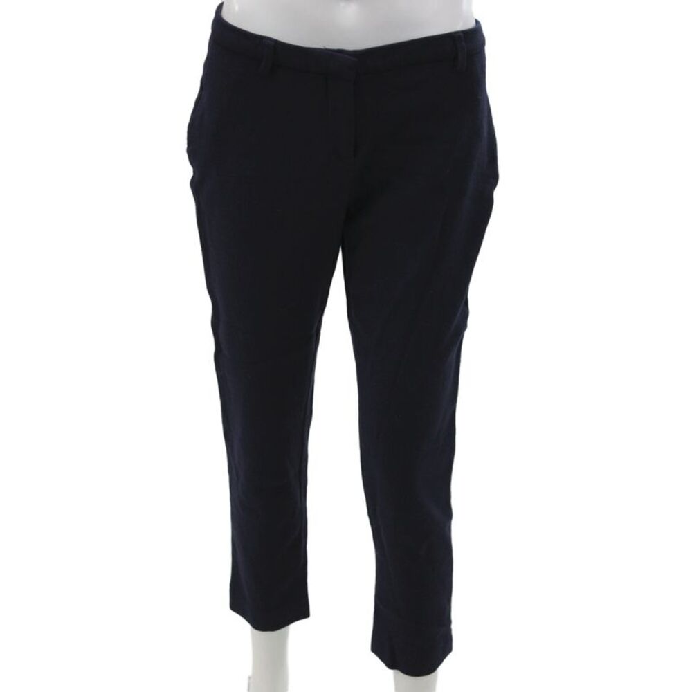 True Royal Women Ankle Pants Blue Viscose Zip Size S